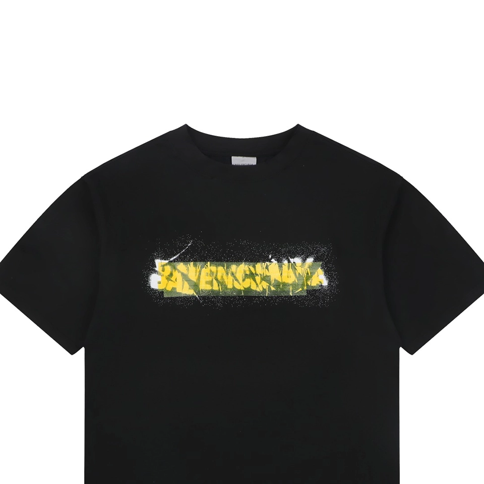 Balenciaga Tape Blur Logo T-Shirt