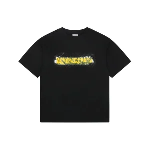 Balenciaga Tape Blur Logo T-Shirt Front view