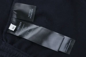 Balenciaga WFP White Logo Sweat Shorts Wash label