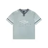 Blcg Woven Collar Racing Jersey T-Shirt (Grey/Black)