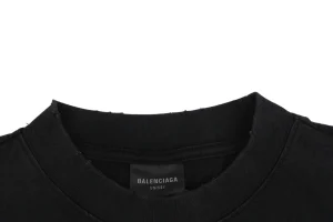 Balenciaga x Puma Logo Print T-Shirt Black Collar