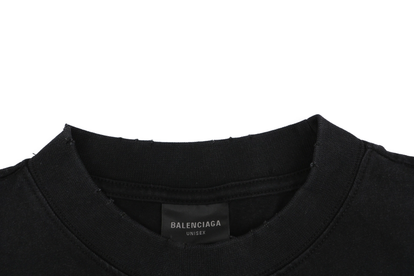 Balenciaga x Puma Logo Print T-Shirt Black Collar