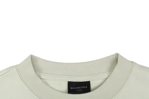 Balenciaga x Puma Logo Print T-Shirt Grey Collar