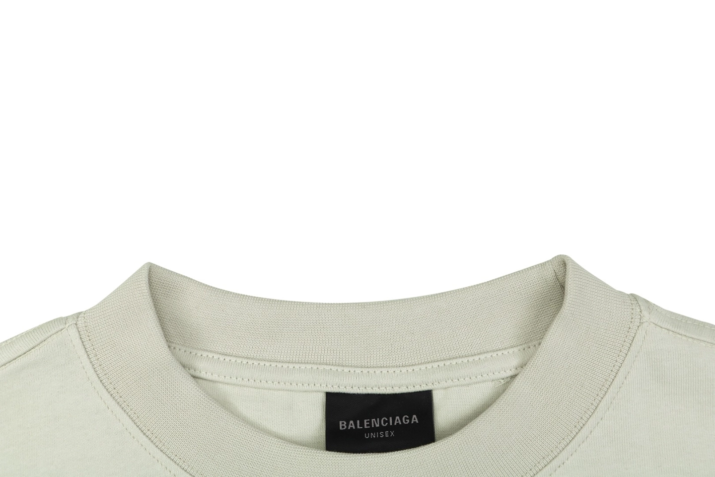 Balenciaga x Puma Logo Print T-Shirt Grey Collar