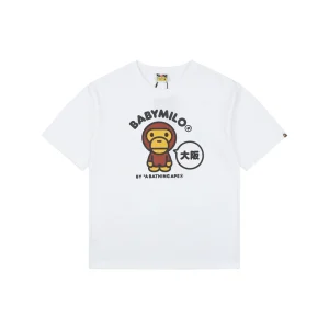 Bape Baby Milo Osaka Graphic T-Shirt White Front view