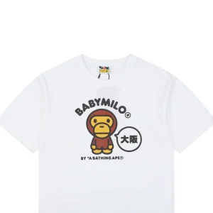 Bape Baby Milo Osaka Graphic T-Shirt White