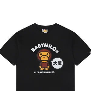 Bape Baby Milo Osaka Graphic T-Shirt Black