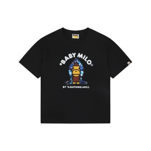 Bape Baby Milo Shark Hoodie Graphic T-Shirt Front view