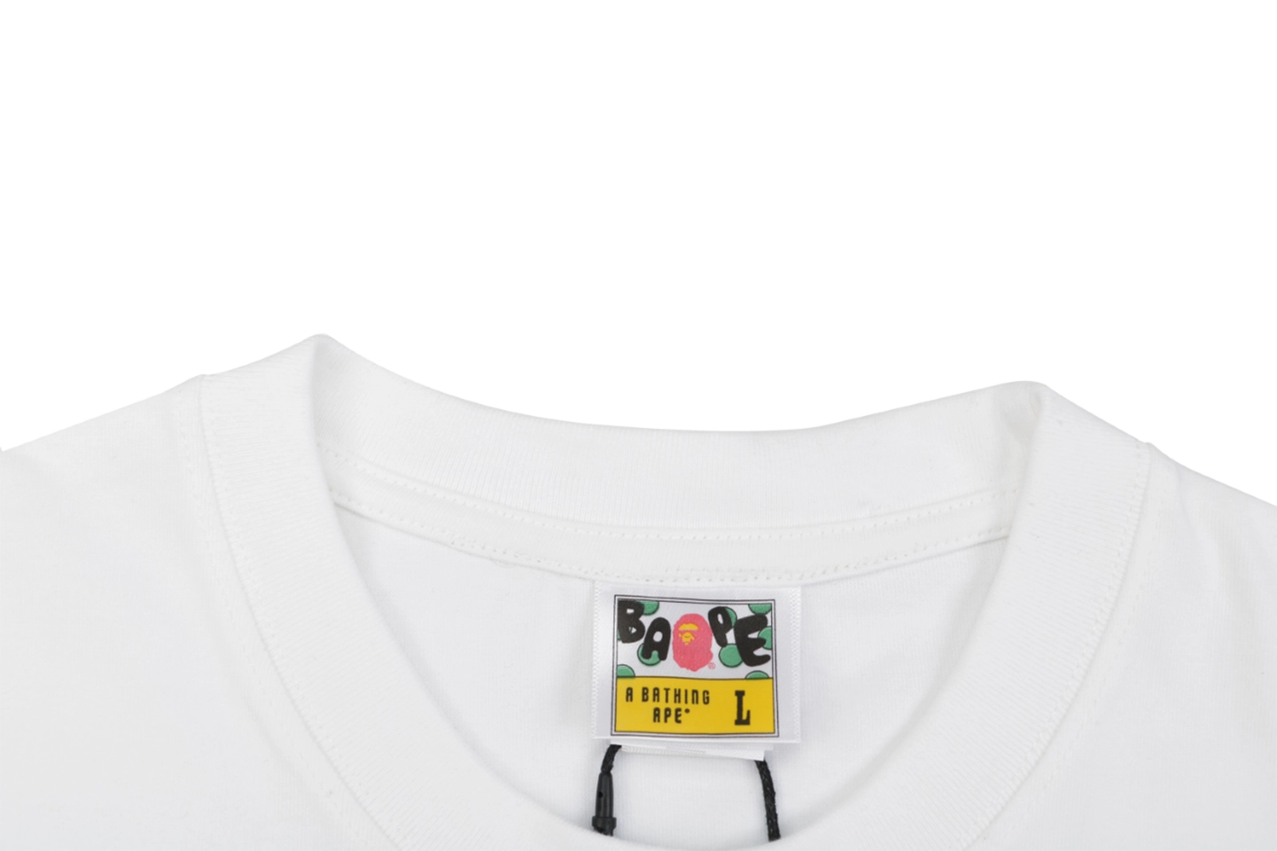 Bape Baby Milo Ukiyo-e Graphic T-Shirt White Collar