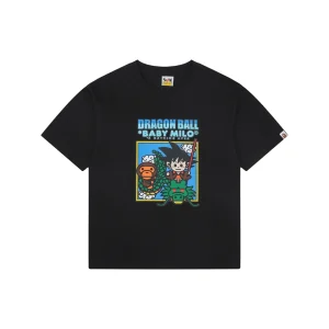 Bape Dragon Ball Baby Milo Graphic T-Shirt Black Front view