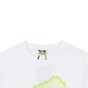 Bape Soundwave Ape Logo Graphic T-Shirt White
