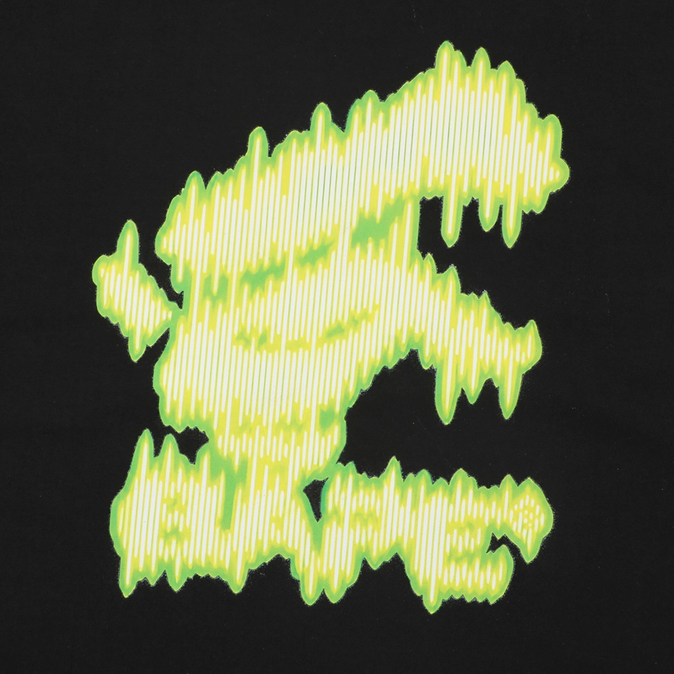 Bape Soundwave Ape Logo Graphic T-Shirt Black Front Print