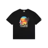 Bape Sunset Ape Head Graphic T-Shirt (Black/White)