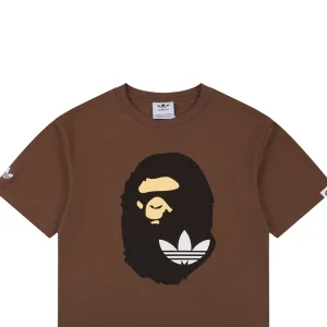 Bape Trefoil Ape Head Graphic T-Shirt