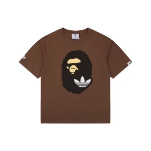 Bape Trefoil Ape Head Graphic T-Shirt Front view