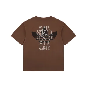 Bape Trefoil Ape Head Graphic T-Shirt Back view