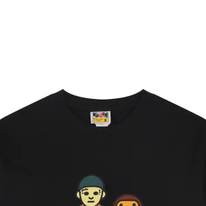 Bape × Central Cee Baby Milo Graphic T-Shirt Black