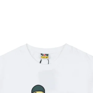 Bape × Central Cee Baby Milo Graphic T-Shirt White