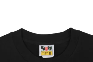 Bape × Central Cee Baby Milo Graphic T-Shirt Black Collar