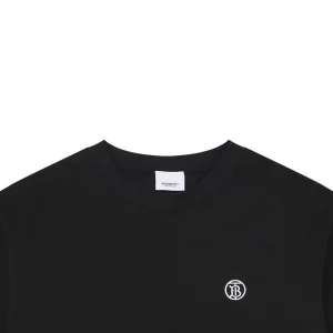 Burberry BT Monogram Embroidered T-Shirt Black