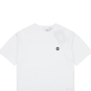 Burberry BT Monogram Embroidered T-Shirt White