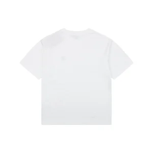 Burberry BT Monogram Embroidered T-Shirt White Back view