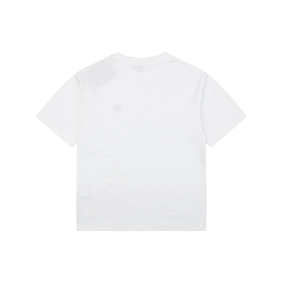 Burberry BT Monogram Embroidered T-Shirt White Back view