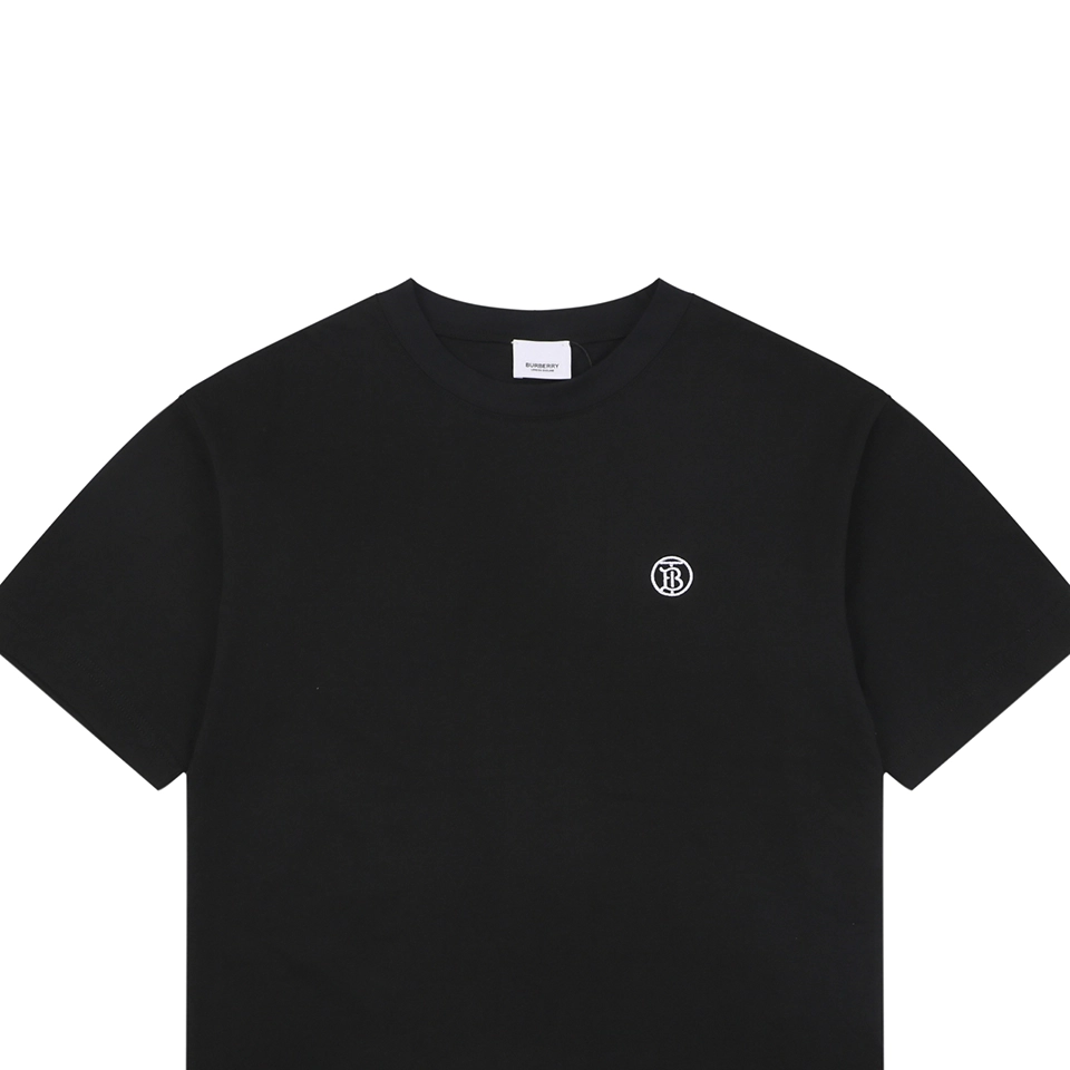 Burberry BT Monogram Embroidered T-Shirt Black