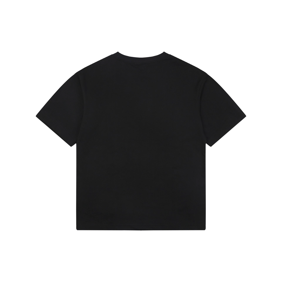 Burberry BT Monogram Embroidered T-Shirt Black Back view