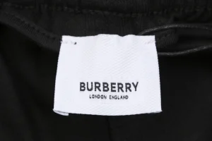 Burberry BT Monogram Silicone Logo Sweat Shorts Brand label