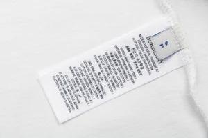 Burberry Check Equestrian Knight Appliqué Embroidered T-Shirt White Wash label