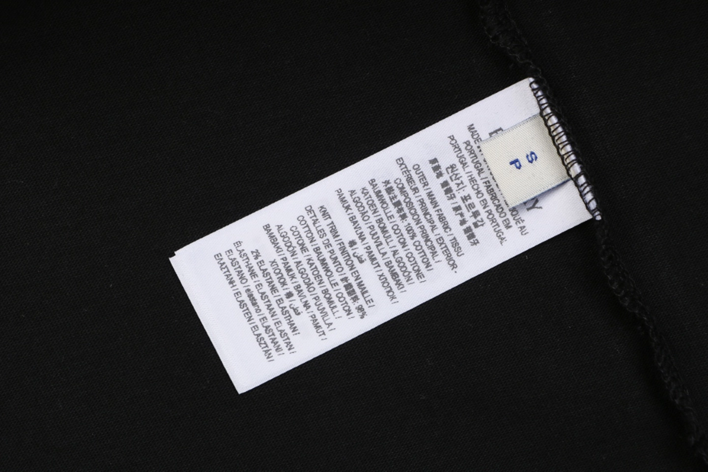 Burberry Check Equestrian Knight Appliqué Embroidered T-Shirt Black Wash label