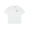 BBry Check Knight Logo Embroidered T-Shirt (White/Black)