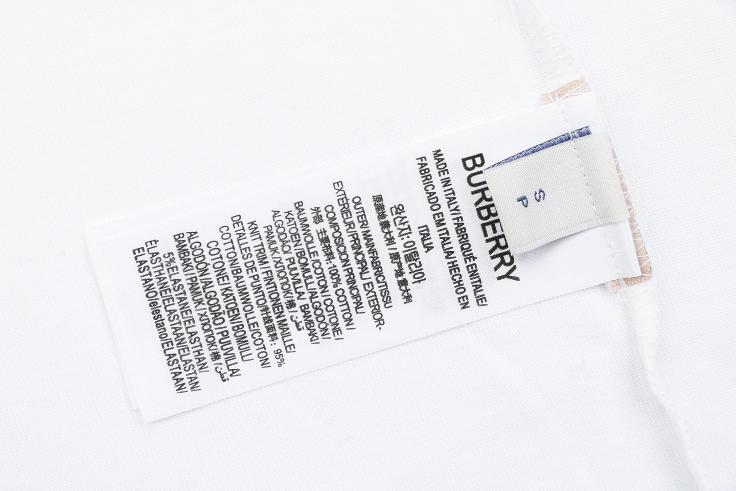 Burberry Equestrian Knight Graphic T-Shirt White Wash label