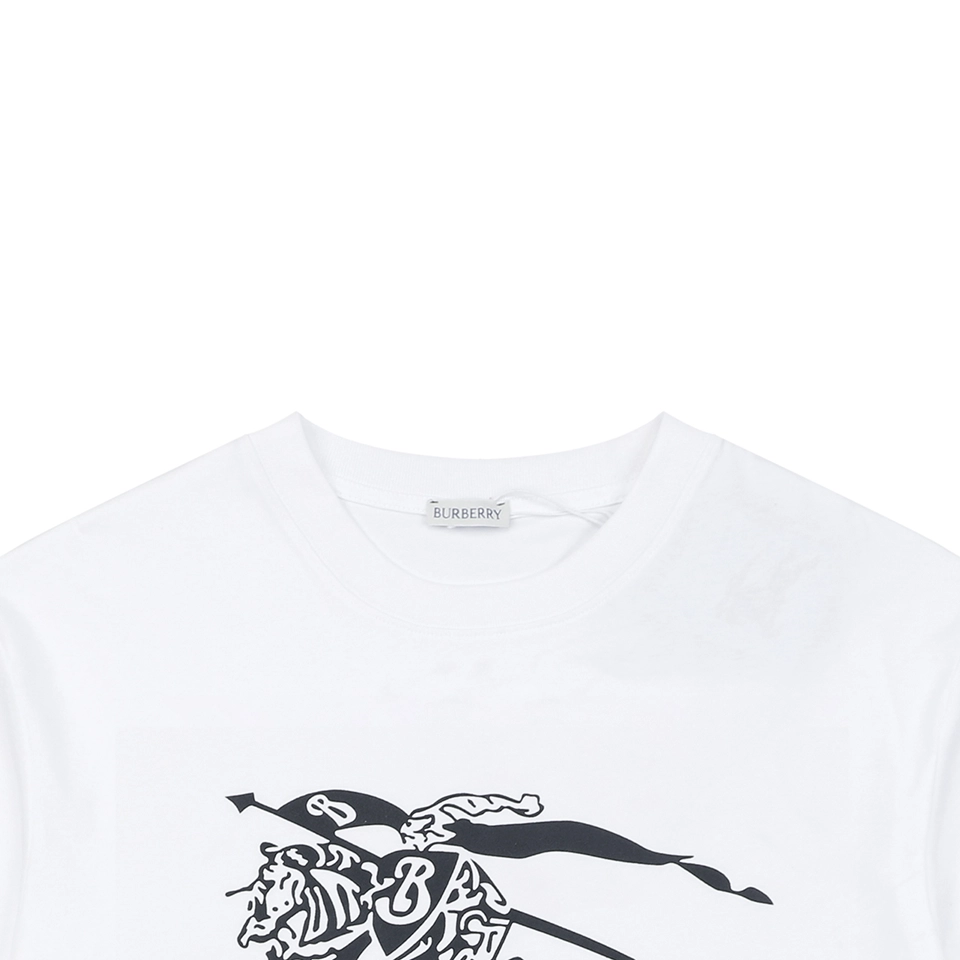 Burberry Equestrian Knight Graphic T-Shirt White