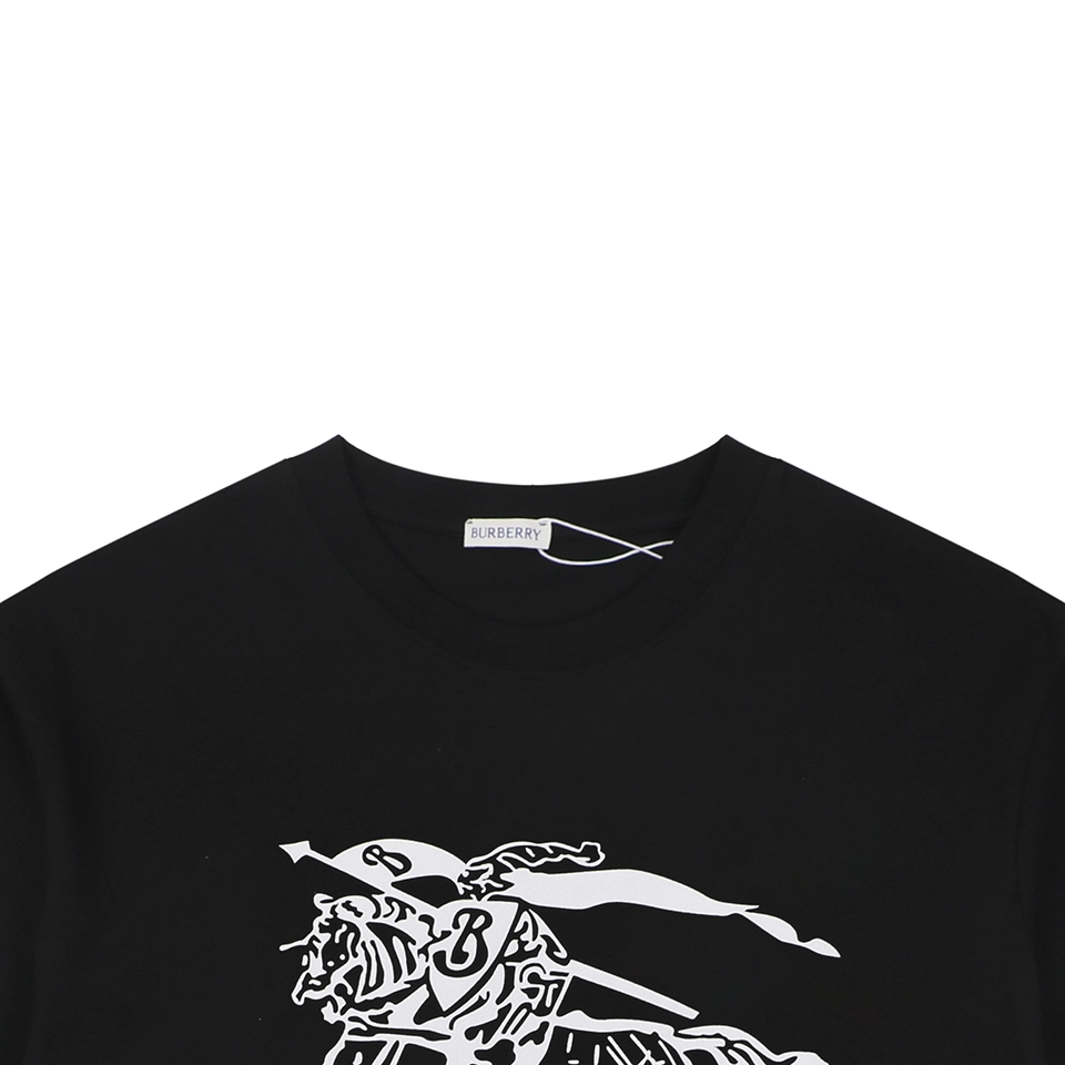 Burberry Equestrian Knight Graphic T-Shirt Black