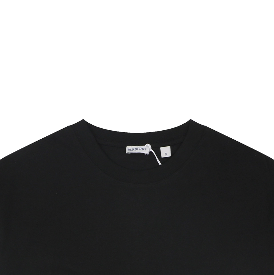Burberry Equestrian Knight Stripe T-Shirt Black
