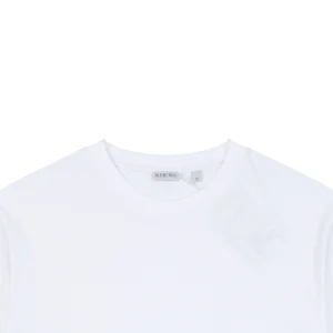 Burberry Equestrian Knight Stripe T-Shirt White