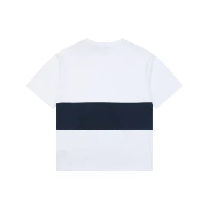 Burberry Equestrian Knight Stripe T-Shirt White Back view