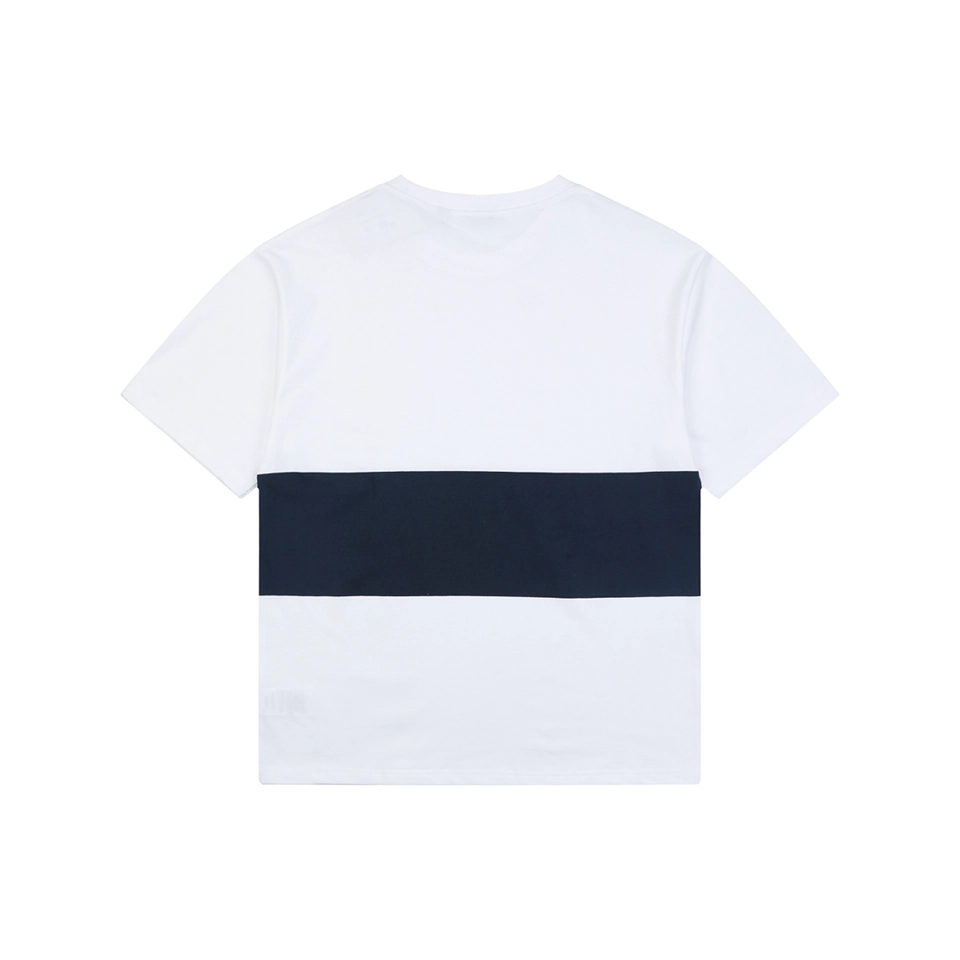 Burberry Equestrian Knight Stripe T-Shirt White Back view