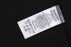 Burberry Equestrian Knight Stripe T-Shirt Black Wash label