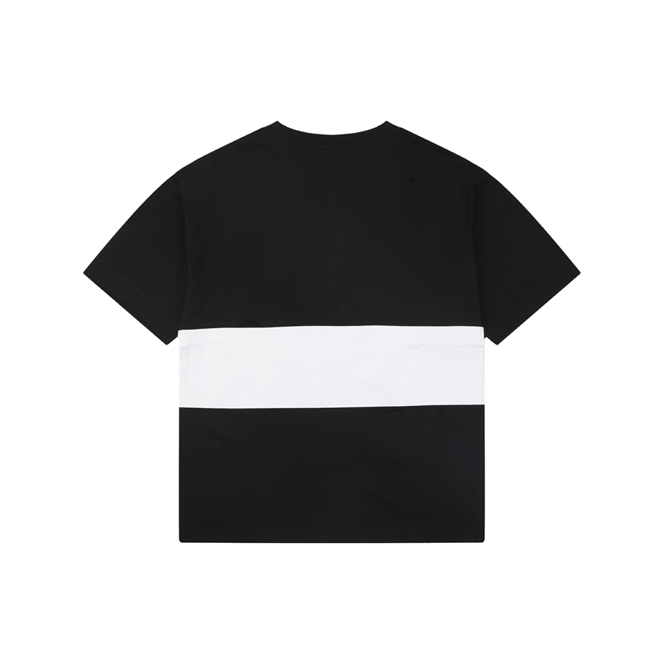 Burberry Equestrian Knight Stripe T-Shirt Black Back view