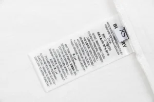 Burberry Flag Logo Print T-Shirt White Wash label