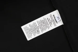 Burberry Flag Logo Print T-Shirt Black Wash label