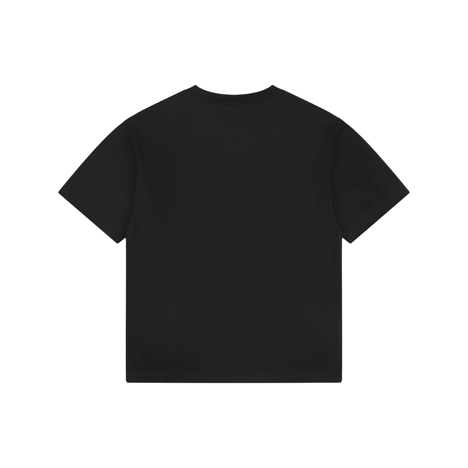 Burberry Flag Logo Print T-Shirt Black back view