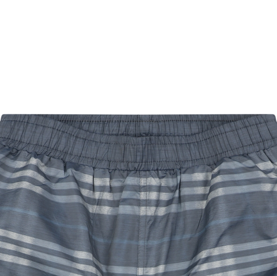 Burberry Gradient Check Pattern Shorts Dark Grey