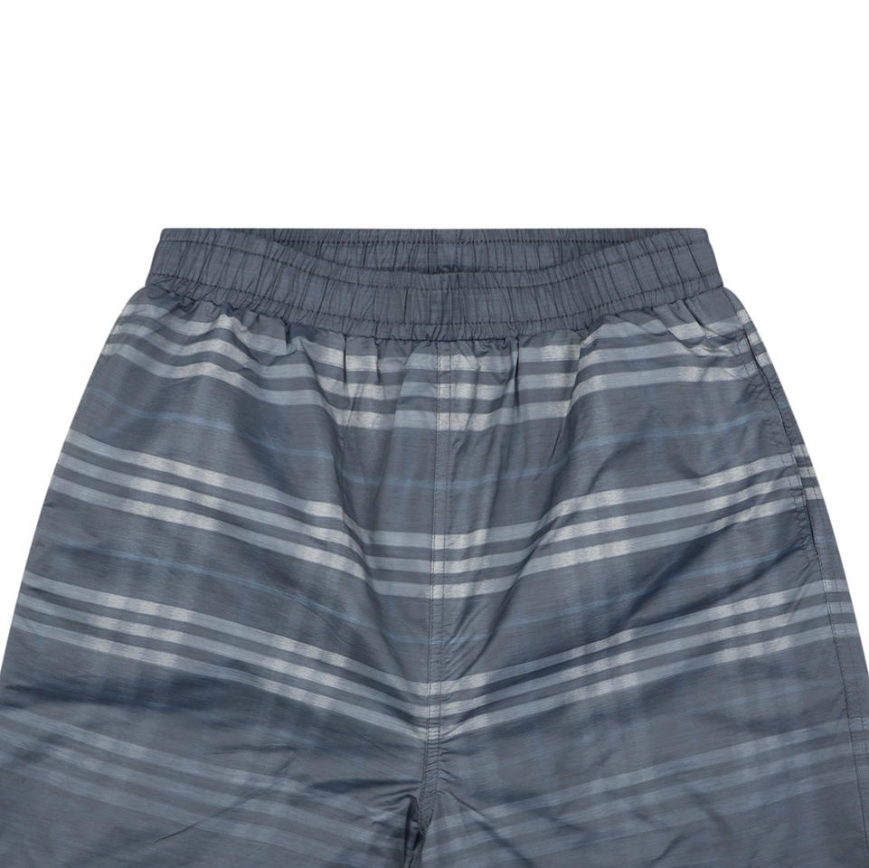 Burberry Gradient Check Pattern Shorts Dark Grey