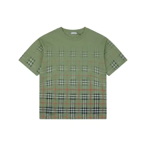 Burberry Gradient Check Print T-Shirt Front view