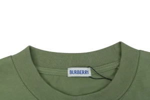 Burberry Gradient Check Print T-Shirt Collar
