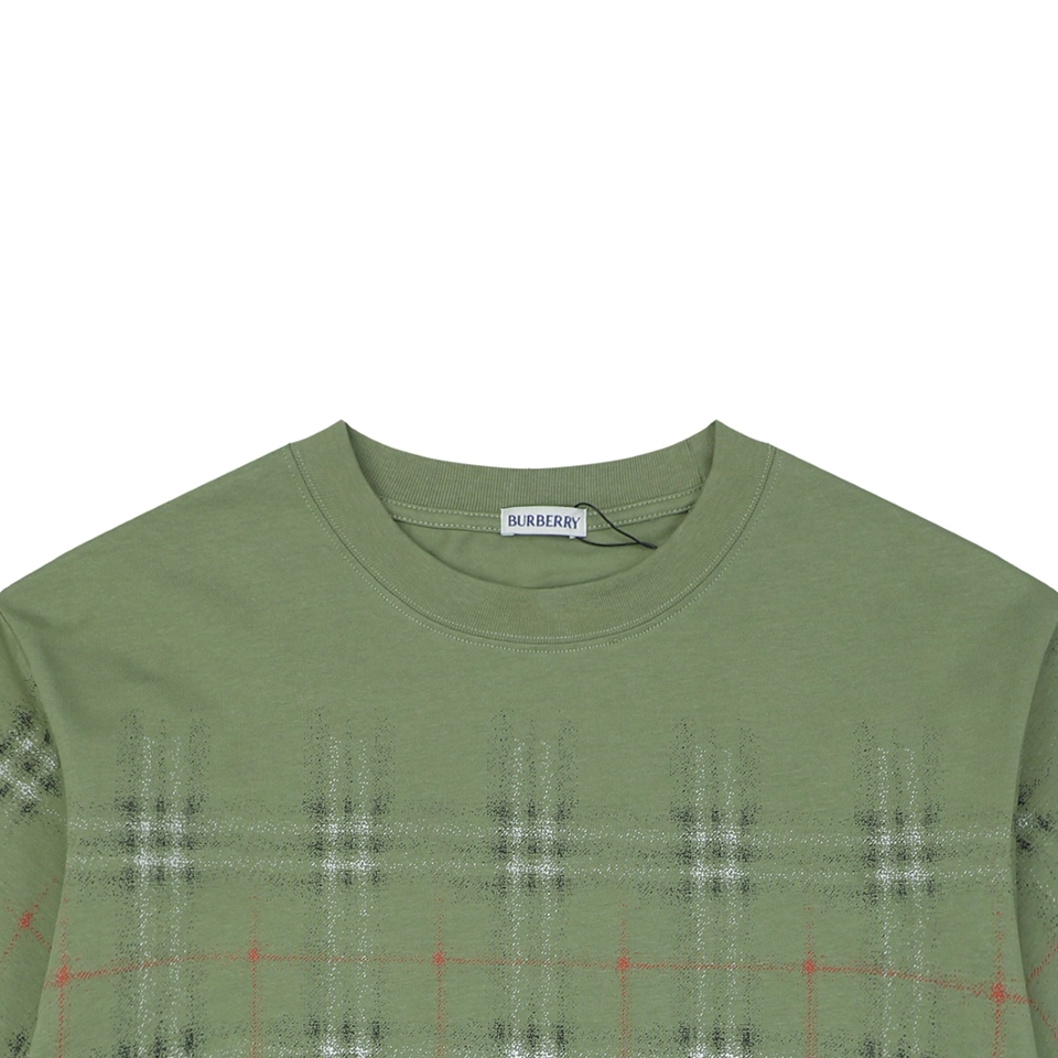 Burberry Gradient Check Print T-Shirt